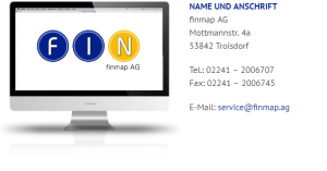 Kundenhomepage finmap AG Erstinformation